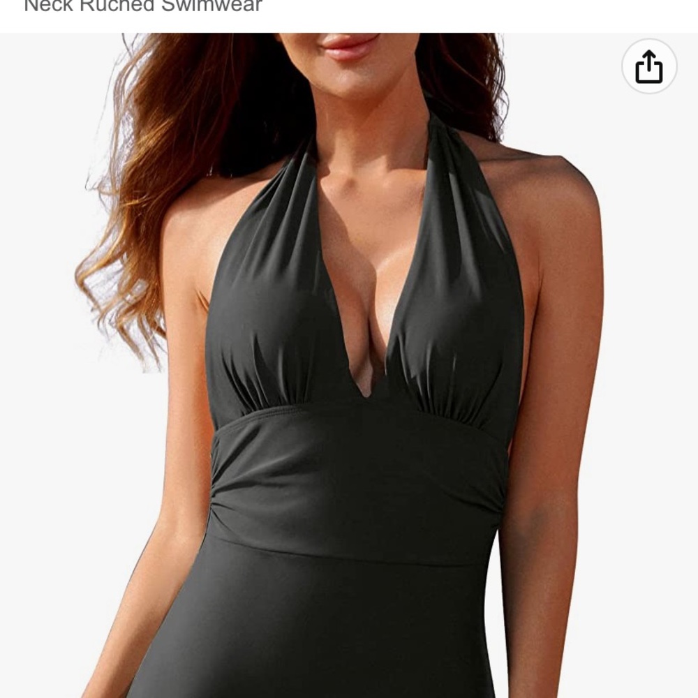 Tournesol Halter Swimsuit M NWT - Picture 2 of 7